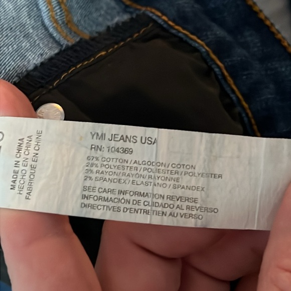 YMI High Rise Flare Distressed Jeans - Picture 7 of 7